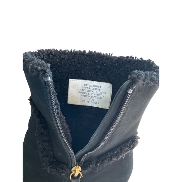 J. Crew Suede Sherpa Stacked Heeled Boots - Picture 9 of 10